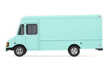 Delivery Van Isolated