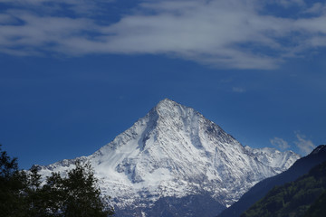 Fototapeta na wymiar Panorama in canton Uri, Switzerland with swiss Alps