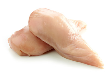 fresh raw chicken fillet