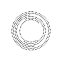 abstract geometric dotted circles. Stock Vector illustration on white background EPS10