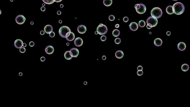 Soap Bubble Particles with QuickTime Alpha Channel / Prores 4444.
High Quality Realistic Animation.
Can be used with any kind of celebration events.