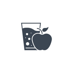 Healthy Food related vector glyph icon. Isolated on white background. Vector illustration.