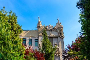 House with Chimaeras or Horodecki House in Kiev, Ukraine