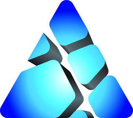 Triangle Logo Designs for interior or developers company logo