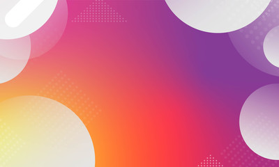 Abstract Colorful geometric purple mixed blue background  Fluid shapes composition and trendy gradient shapes composition vector design