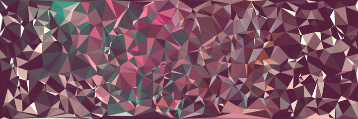 Abstract polygonal background. Triangular geometric pattern. Vector illustration.