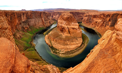Horseshoe Bend, le fleuve Colorado en Arizona.