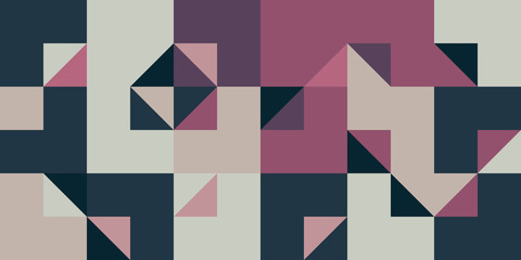 Horizontal Abstract Vector Pattern Design