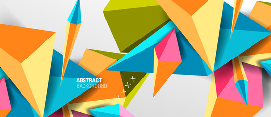 Trendy simple triangle abstract background, dynamic motion concept. Vector Illustration For Wallpaper, Banner, Background, Card, Book Illustration, landing page