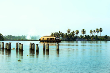 boat on the lake