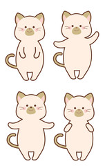 猫ポーズバリエーション　セット
