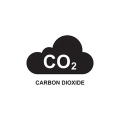 CARBON DIOXIDE ICON , POLLUTANT ICON
