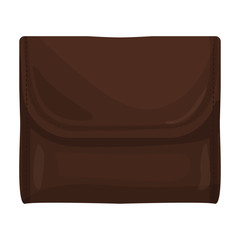 Leather wallet vector icon.Cartoon vector icon isolated on white background leather wallet.