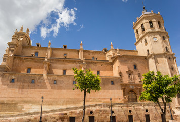 Fototapeta premium Historic San Patricio Collegiate church in Lorca, Spain