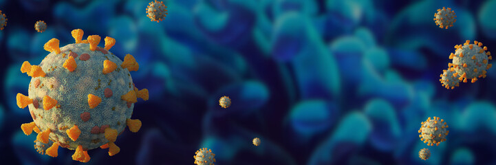 contagious Coronavirus, dangerous Covid-19 virus pandemic