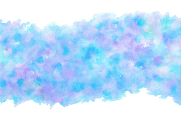 水 波 ブルー 夏 水彩 背景