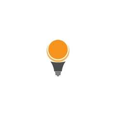 Light bulb lamp idea logo icon