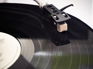 Vinyl record player