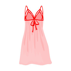 Peignoir vector icon.Cartoon vector icon isolated on white background peignoir.