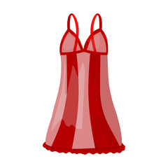 Peignoir vector icon.Cartoon vector icon isolated on white background peignoir.