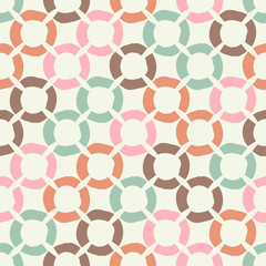 Design with manual hatching. Ethnic boho ornament. Seamless background. Tribal motif. Vector illustration for web design or print.