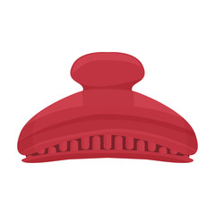 Hairpin crab vector icon.Cartoon vector icon isolated on white background hairpin crab.