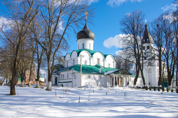 ALEKSANDROV, RUSSIA - February, 2020: Alexandrovskaya sloboda, the famos russian residence of tsar Ivan Grozny