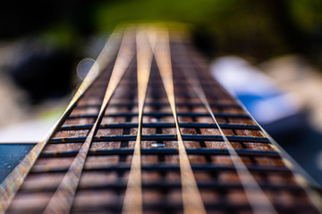 guitar close up
