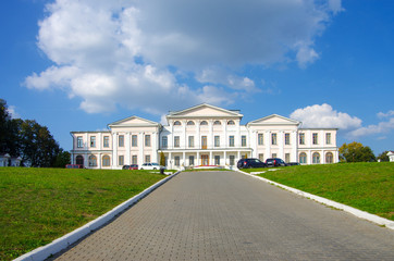 DUBROVITSY, MOSCOW REGION, RUSSIA - September, 2019: House of Prince Golitsyn in Dubrovitsy manor