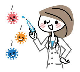 ワクチン　女医