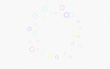 Colored 3d Circle Isolated Transparent 