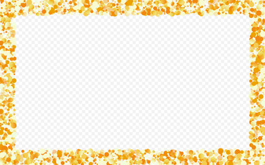 Golden Confetti Bridal Transparent Background. 