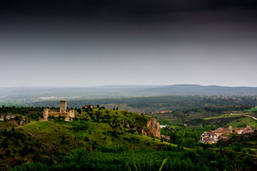 Fototapeta na wymiar panoramic view of Ucero Spain