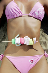 Femme sur la plage