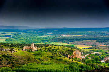 Naklejka premium panoramic view of Ucero Spain