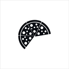Pizza flat design illustration