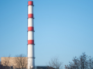chimney of a factory
