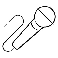 microphone icon vector illustration photo