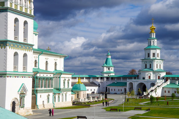 ISTRA, RUSSIA - October, 2019: The New Jerusalem Monastery, also known as the Voskresensky Monastery