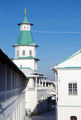 ISTRA, RUSSIA - January, 2019: The New Jerusalem Monastery, also known as the Voskresensky Monastery