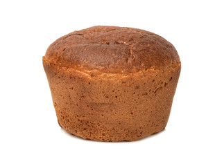 Home made bread isolated on white