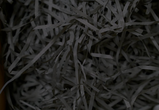 shredded Paper Packing Material Delivery, mail service,shipment concept