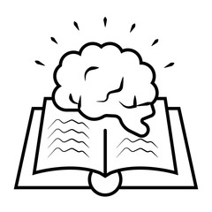 knowledge icon. Simple element illustration