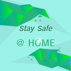 Created abstract geometric triangle background