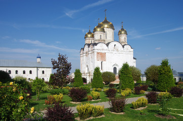 Mozhaisk, Russia - September, 2019: Luzhnetsky Ferapontovsky monastery