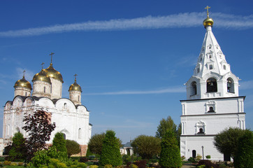 Fototapeta na wymiar Mozhaisk, Russia - September, 2019: Luzhnetsky Ferapontovsky monastery