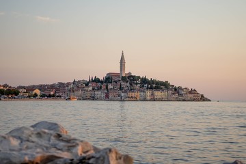 Rovinj, Croatia at sunset