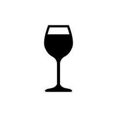 Cocktail icon, logo isolated on white background