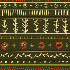 ethic seamless pattern. vector ornamental decorative illustration. for textile, wallpaper, office, clothing