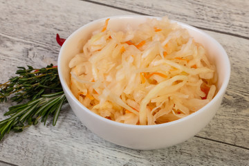 Pickled cabbage - sauerkraut